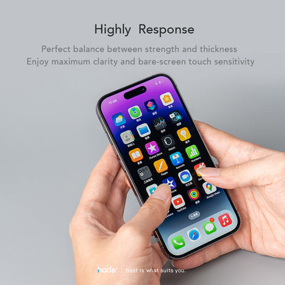 Hoda Clear 0.33mm Full Coverage Tempered Glass Screen Protector for iPhone 15 Series (2023)