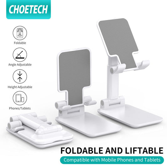 Choetech Smartphone & Tablet Foldable Stand, White