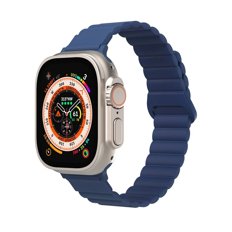 JTLEGEND Lithe Magnetic Band for Apple Watch 49mm/45mm/44mm/42mm, Black