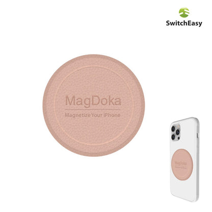 SwitchEasy MagEasy MagDoka Magnetic Adhesive Pad | Magsafe Magnetic, Pink Sand