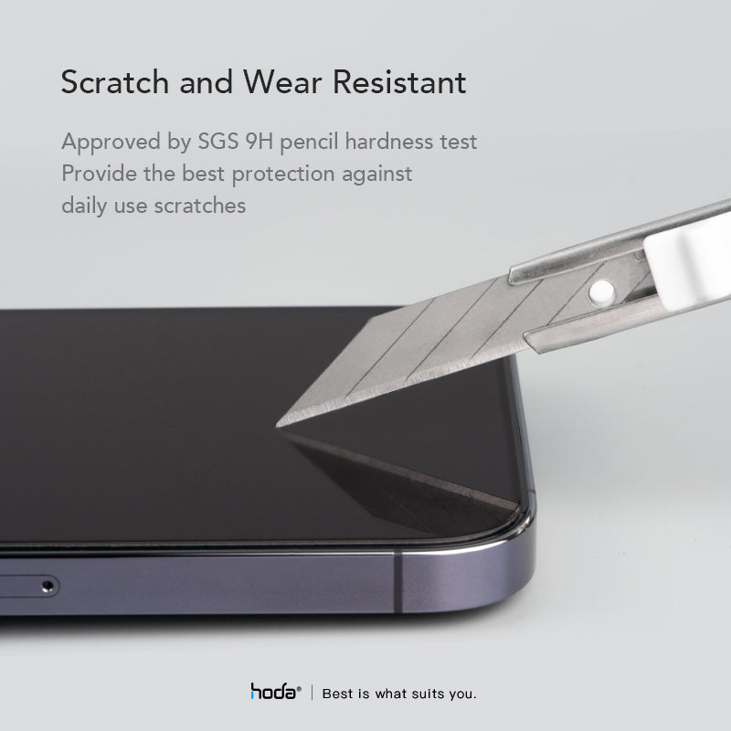 Hoda Clear 0.33mm Full Coverage Tempered Glass Screen Protector for iPhone 15 Series (2023)