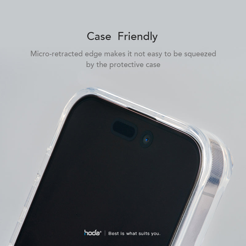 Hoda Clear 0.33mm Full Coverage Tempered Glass Screen Protector for iPhone 15 Series (2023)