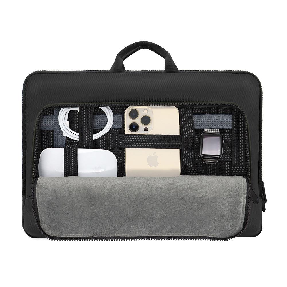 JTLEGEND 14" NESS Notebook Organizer Sleeve, Lightweight Water-Resistant MacBook Pro 14" Laptop Bag