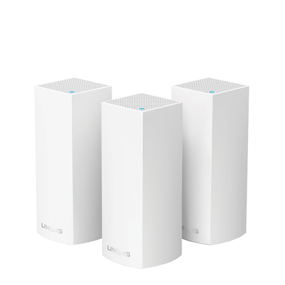 Linksys Velop Tri-Band Whole Home Mesh Wi-Fi 5 System Coverage Up To 6,000 SQ FT AC6600 (3-Pack)