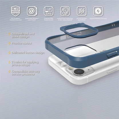 JTLEGEND Hybrid Cushion DX Case for iPhone 14 Pro Max 6.7" (2022), Customizable Camera Protection Ring
