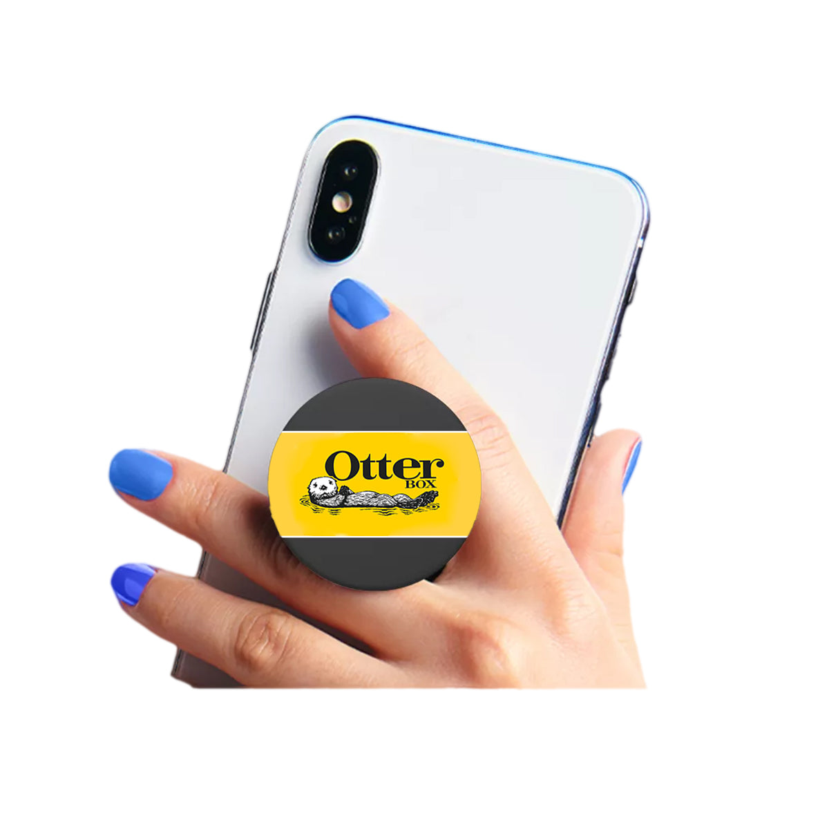 OtterBox Popsockets PopGrip Pull Twice To Grip Kick Back To Watch Twist Off Top To Wirelessly Charge