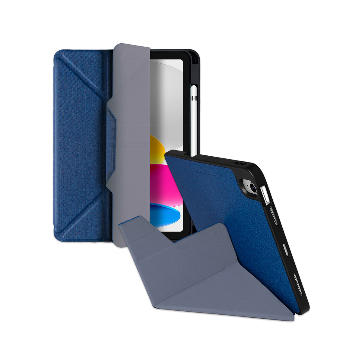 JTLEGEND AMOS QCAC Folio Case with Pencil Holder and Clip for iPad 10th Gen 10.9" (2022)