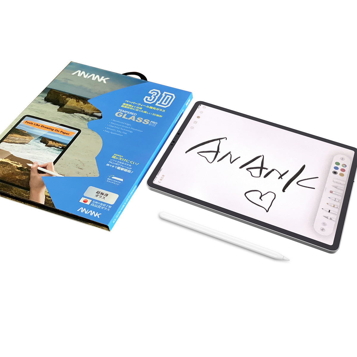 ANANK Curved PaperLike Tempered Glass for iPad 10th Gen 10.9" (2022)