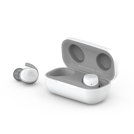 Braven Flye Sport Rush Truly Wireless Earbuds + Charging Case, White