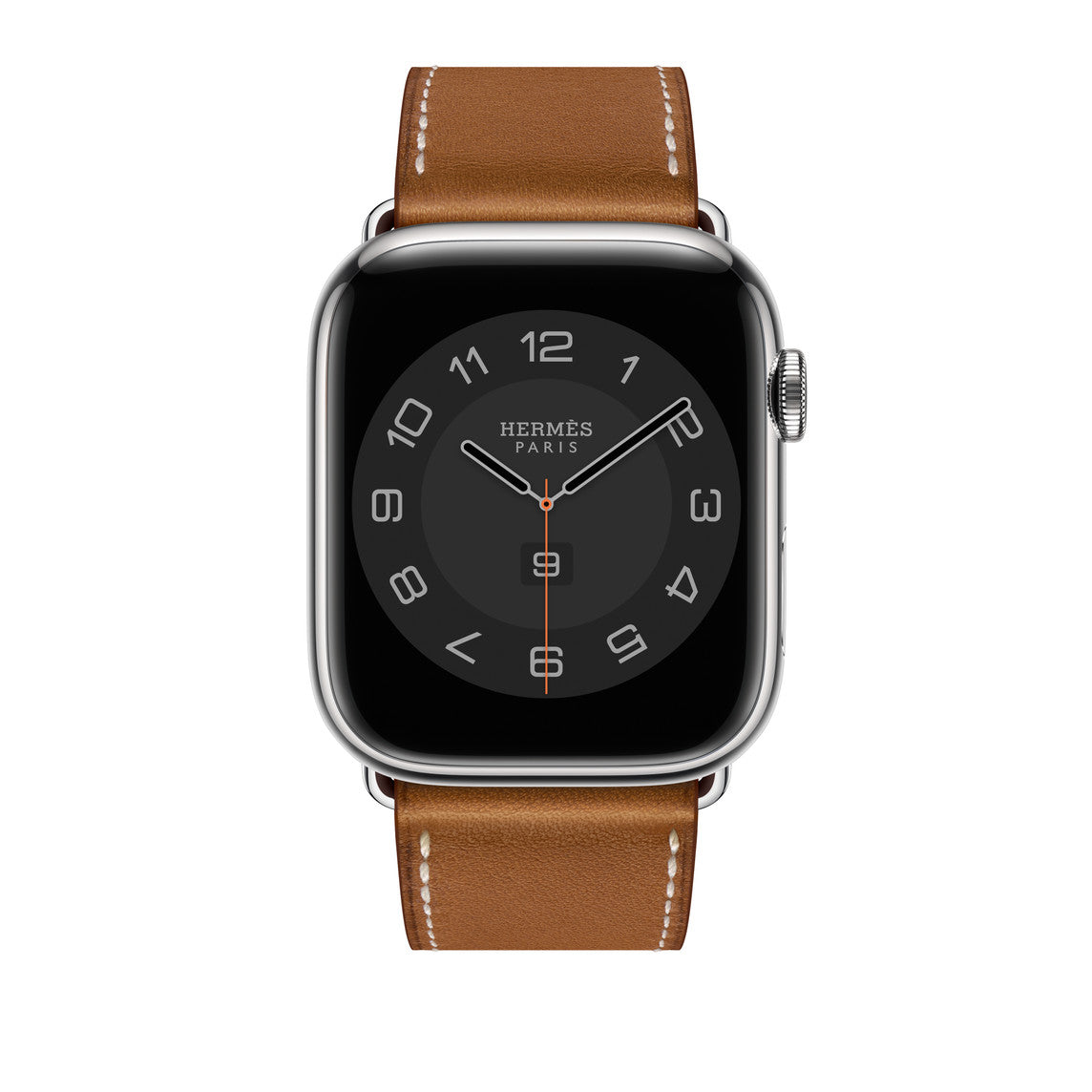 Apple Watch Hermès Fauve Barénia Single Tour Deployment Buckle for Apple Watch 49mm/45mm/44mm/42mm (Heavily Used)