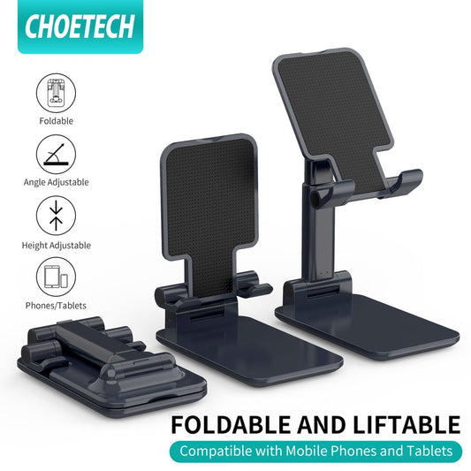 Choetech Smartphone & Tablet Foldable Stand, Black