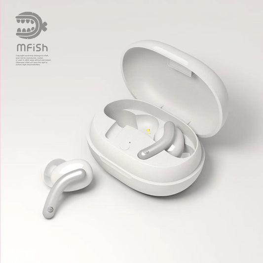 Mfish True Wireless Stereo Earbuds, White
