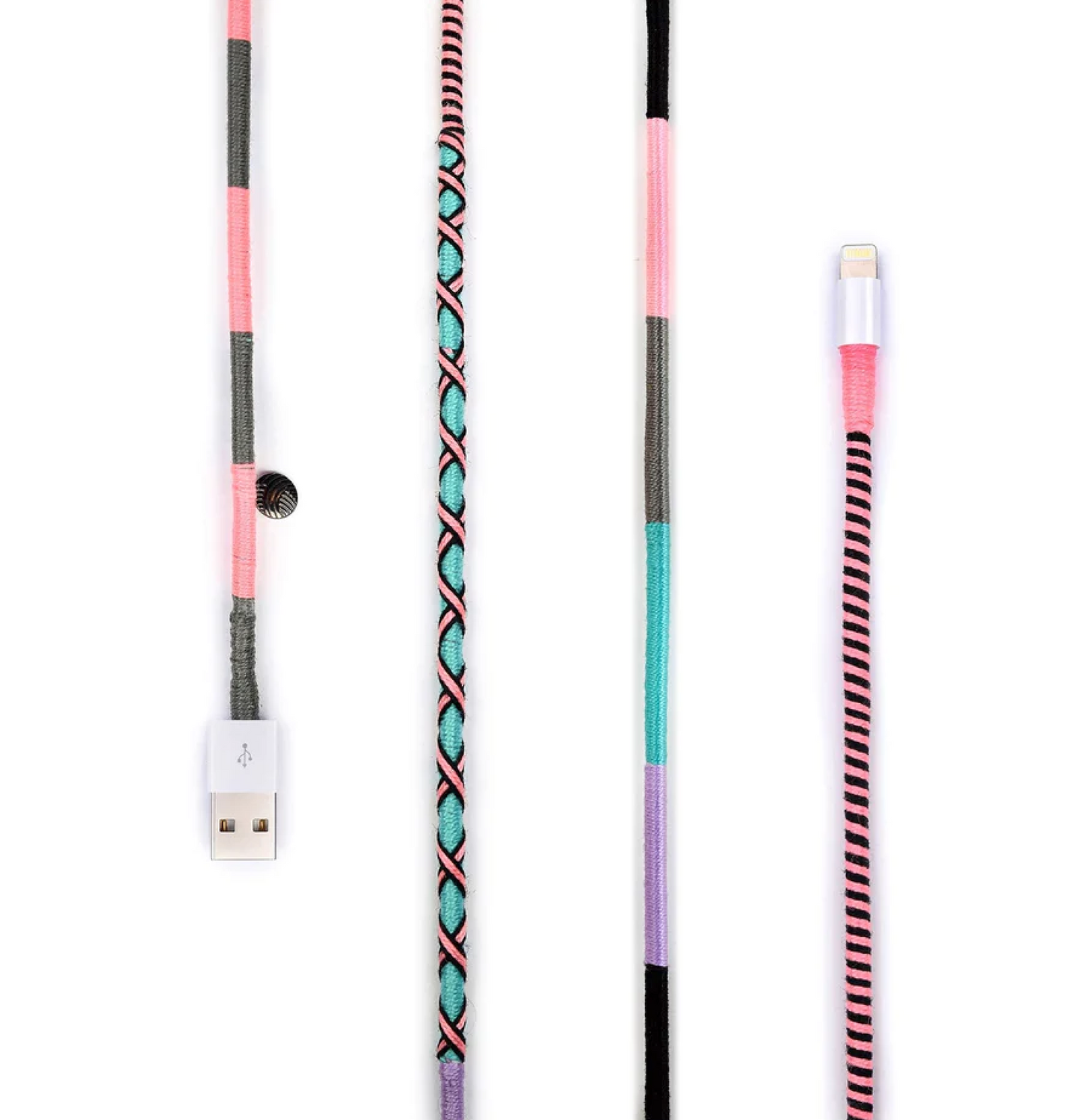Alto USB-A to Lightning Cable, Pink