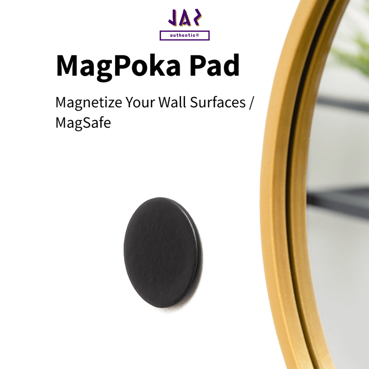 SwitchEasy MagPoka Magnetize Wall Surfaces wih Magsafe Magnetic, Wood
