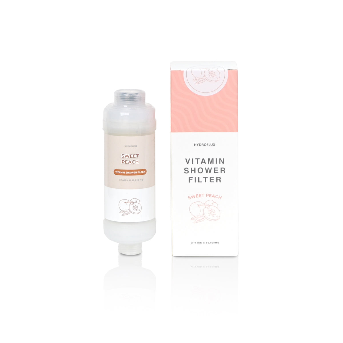 Hydroflux Vitamin Shower Filters (Sweet Peach)