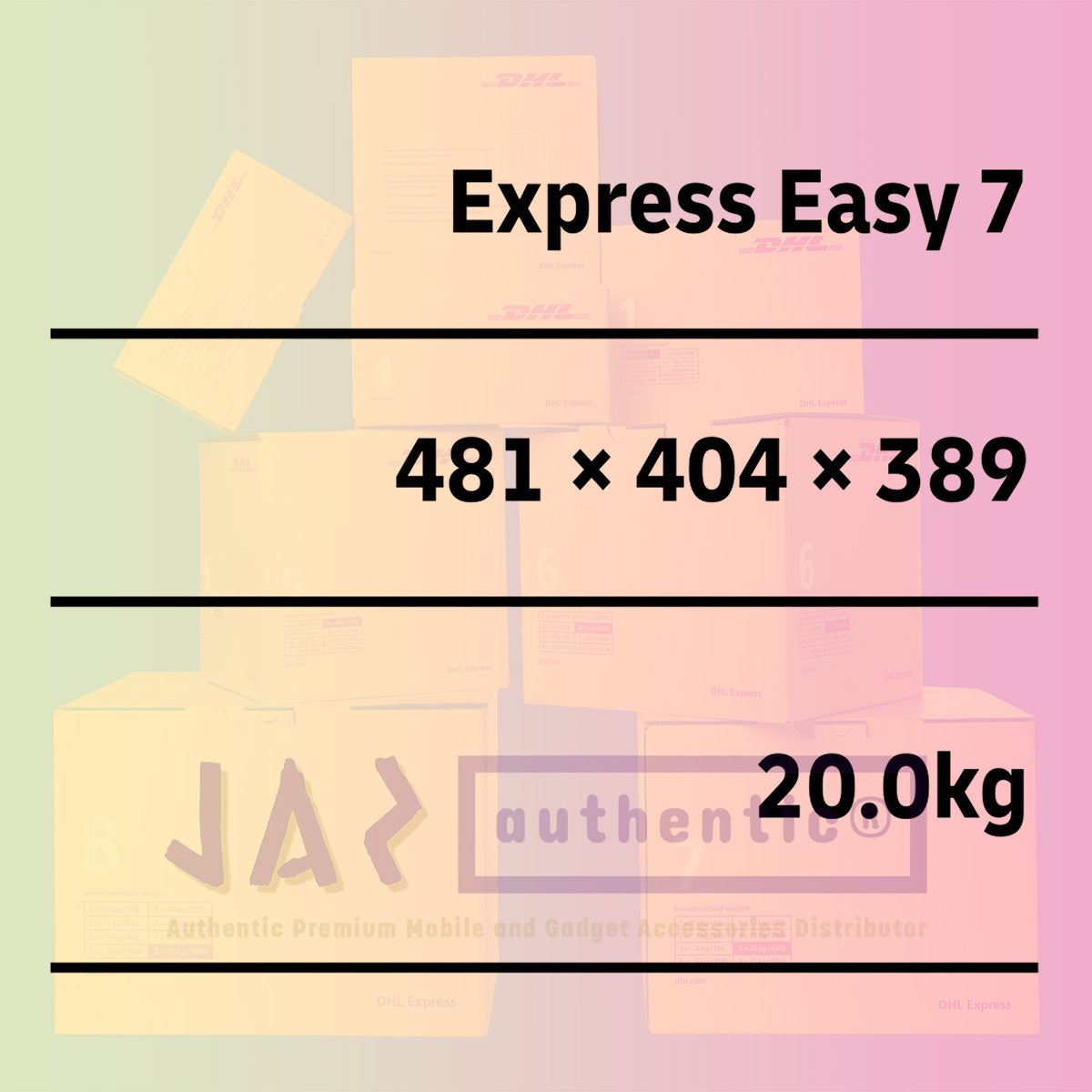 DHL Express Easy Singapore to Overseas Delivery Service, Zone 4 (United States, Europe)