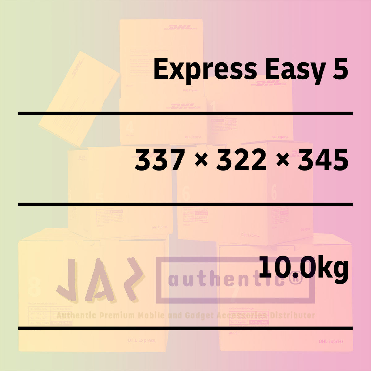 DHL Express Easy Singapore to Overseas Delivery Service, Zone 3 (Australia, India, Japan)