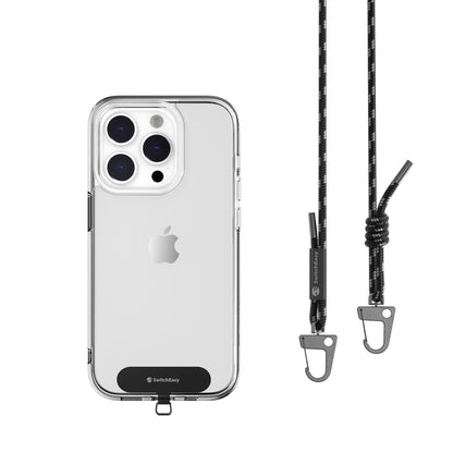 SwitchEasy EasyStrap with EasyStrap Card 6mm Zinc Alloy+Nylon Mobile Phone Lanyard Strap (Case not Included)