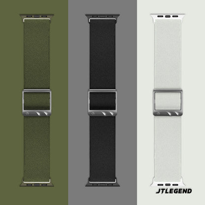 JTLEGEND Flex Elastic Stress Reduction Watch Strap for Apple Watch, Washable Durable Lightweight Easy To Wear Band