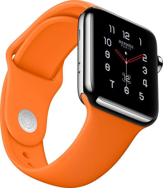 Apple Original Apple Watch Hermès Orange Sport Band for Apple Watch 49mm/45mm/44mm/42mm (Well Used)