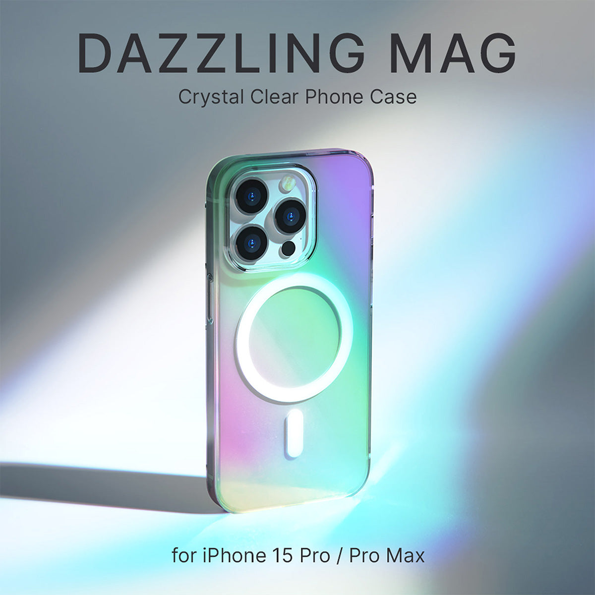 JTLEGEND Dazzling Mag Crystal MagSafe PC Case for iPhone 15 Series (2023)