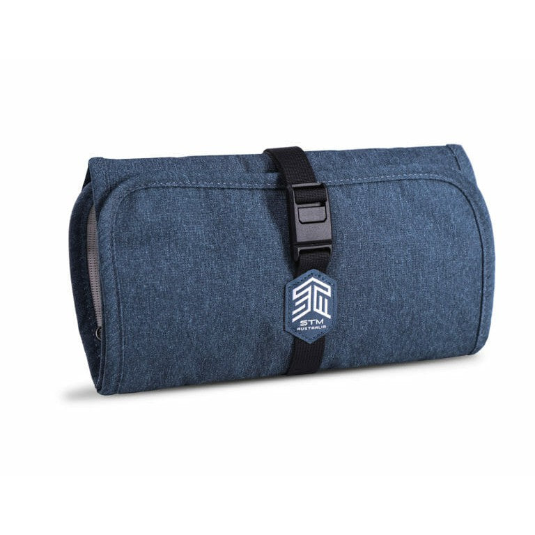 STM Accessory Dapper Wrapper ingeniously corrals your cables, adapters, and others, Slate Blue