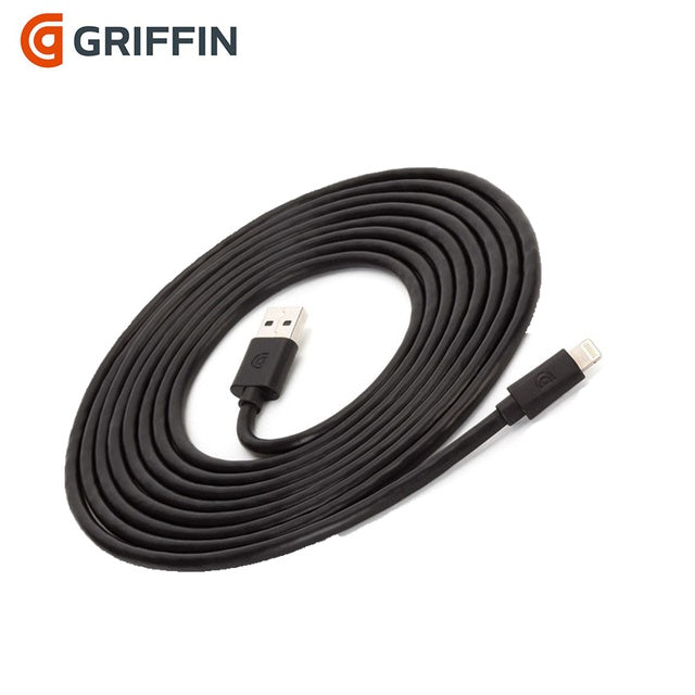Griffin USB-A to Lightning Cable 3 Metres (GC36633-2), Black