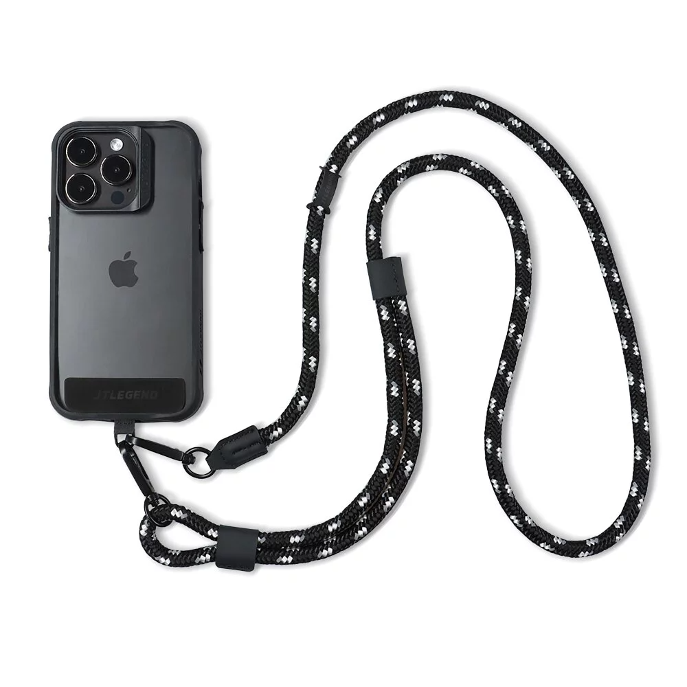 JTLEGEND 8mm Phone Rope Outdoor Series Length 75cm~140cm With Black Ta ...
