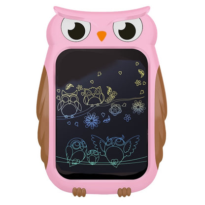 ANANK LCD Pad Arts & Drawing Tablet Gift For Kids Drawing Electronic Writing Board With Stylus Cartoon Owl