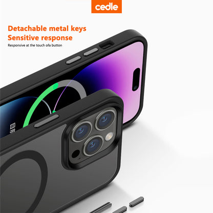 Cedle Magnetic Skinfeel Hard Case with MagSafe for iPhone 15 Series (2023)