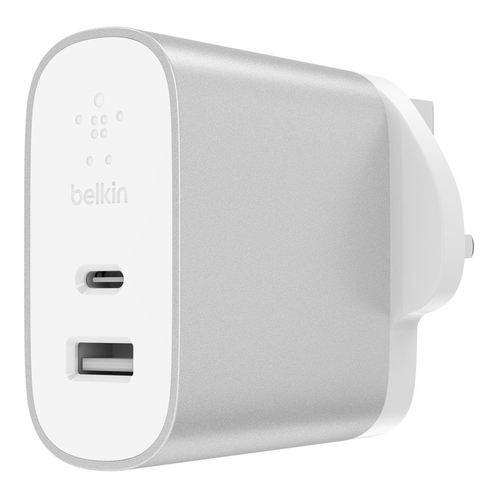 Belkin Boost Charge USB-C 27W + USB-A 12W Home Charger Apple Fast Charge Power Delivery