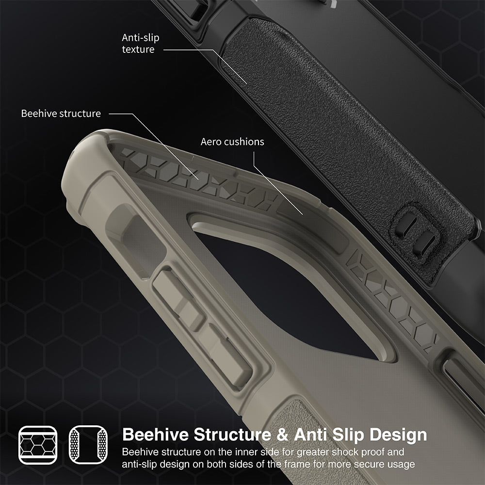 JTLEGEND Hybrid Cushion DX Pro Case for iPhone 14 Pro Max / 14 Pro (2022), Customizable Camera Protection Ring