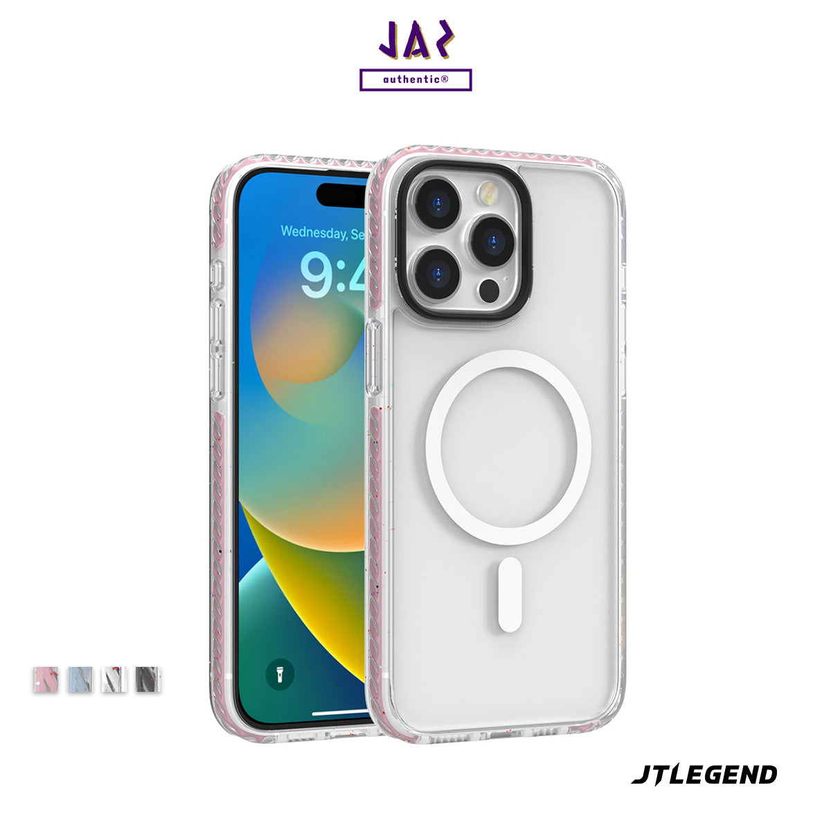 JTLEGEND Ore Hybrid Mag Shockproof Case with MagSafe for iPhone 15 Series (2023)