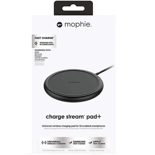 Mophie Charge Stream Universal Wireless Pad Plus (10W & 7.5W), Black (Used)